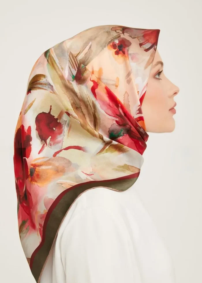 Armine Twil İpek Eşarp 9018D-01 - Görsel 2
