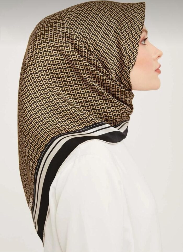 Armine Twil İpek Eşarp 9026D-01 - Görsel 2