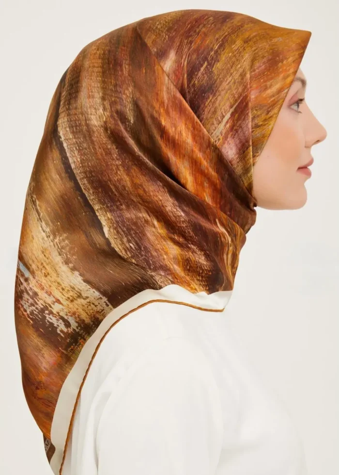Armine Twil İpek Eşarp 9012D-01 - Görsel 2