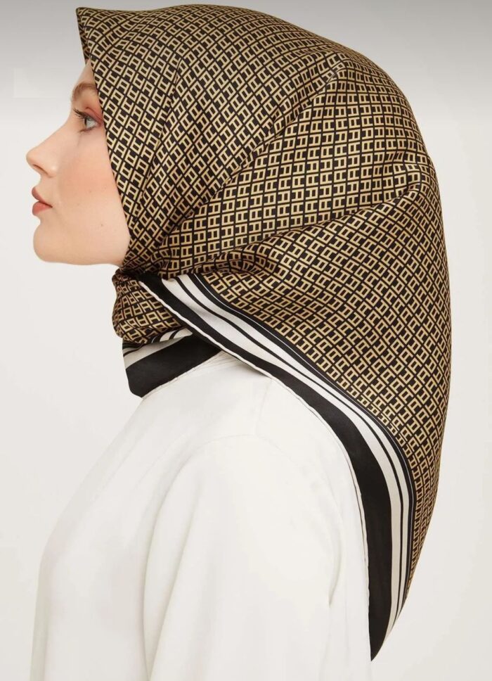 Armine Twil İpek Eşarp 9026D-01 - Görsel 4