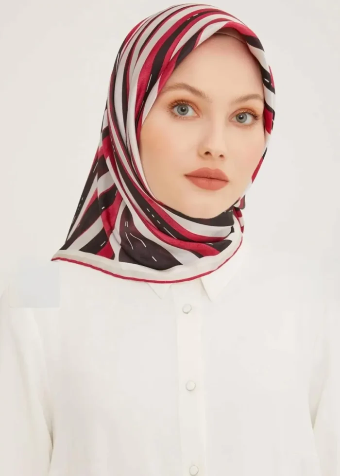 ARMİNE SURA İPEK EŞARP 8943D-55 - Görsel 1