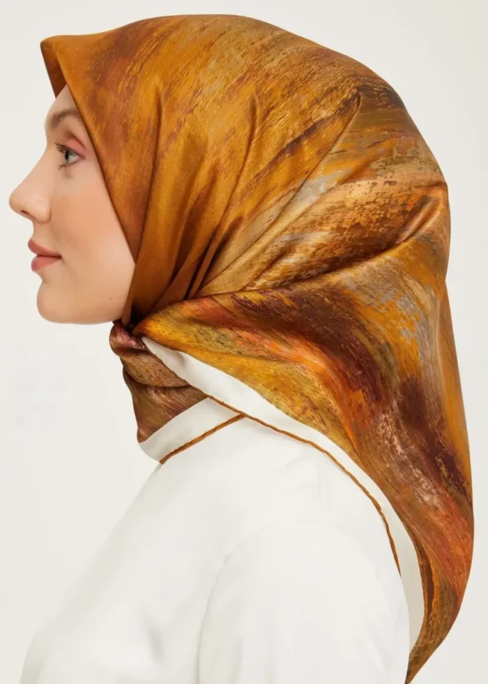 Armine Twil İpek Eşarp 9012D-01 - Görsel 3