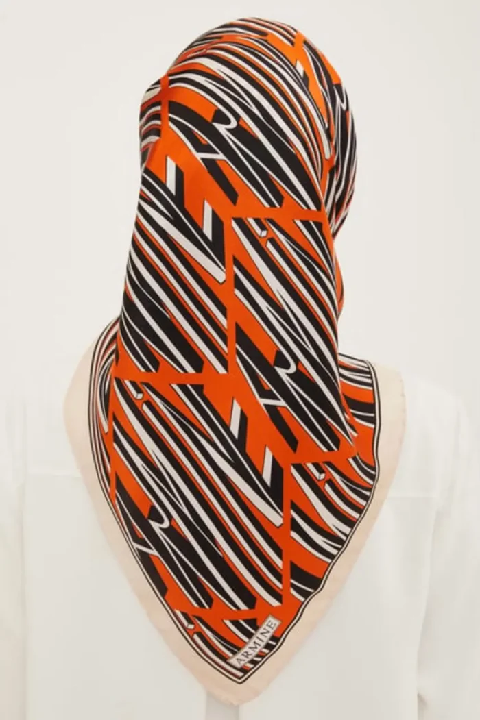 Armine Twil İpek Eşarp 8911D-09 - Görsel 4