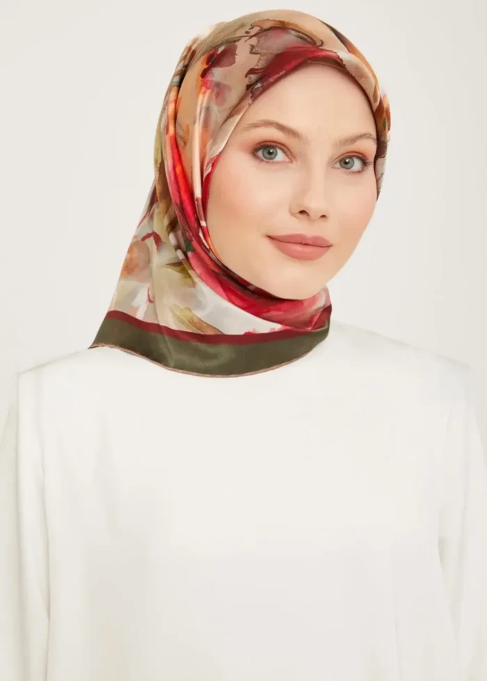 Armine Twil İpek Eşarp 9018D-01 - Görsel 1