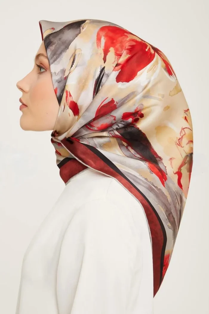 Armine Twil İpek Eşarp 9018D-51 - Görsel 3