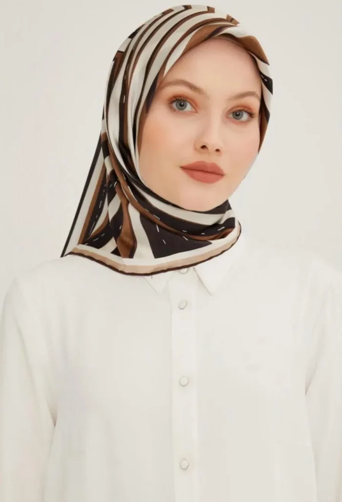 Armine Sura İpek Eşarp 8943D-52 - Görsel 1