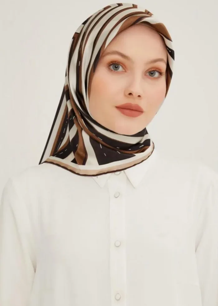 Armine Sura İpek Eşarp 8943D-52 - Görsel 1