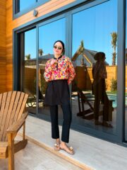 CROP MODEL TESETTÜR MAYO - ÇİÇEK DESEN