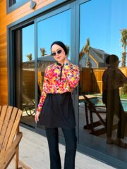 CROP MODEL TESETTÜR MAYO - ÇİÇEK DESEN - Görsel 6