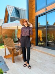 CROP MODEL TESETTÜR MAYO - LEOPAR KAHVERENGİ DESEN - Görsel 2