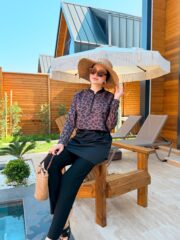 CROP MODEL TESETTÜR MAYO - LEOPAR KAHVERENGİ DESEN - Görsel 9