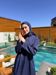 PARAŞÜT KUMAŞ YÜZÜCÜ ŞALI - LACİVERT - Görsel 2