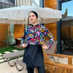 CROP MODEL TESETTÜR MAYO - RENKLİ DESEN