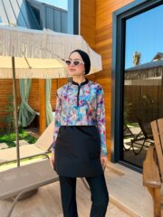 CROP MODEL TESETTÜR MAYO - SU DALGASI DESEN - Görsel 6