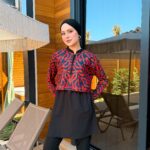 CROP MODEL TESETTÜR MAYO - SOFT GEOMETRİK DESEN