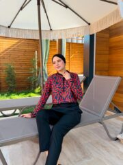 CROP MODEL TESETTÜR MAYO - SOFT GEOMETRİK DESEN - Görsel 6