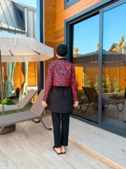 CROP MODEL TESETTÜR MAYO - SOFT GEOMETRİK DESEN - Görsel 4