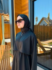 PARAŞÜT KUMAŞ YÜZÜCÜ ŞALI - SİYAH - Görsel 7