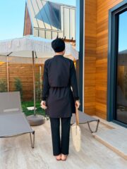 CROP MODEL TESETTÜR MAYO - SADE SİYAH - Görsel 3